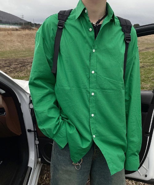 HOLY IN CODE（ホーリーインコード）の「HOLY IN CODE K overfit SHIRT（シャツ/ブラウス・メンズ・グリーン・FREE）」の14枚目の写真