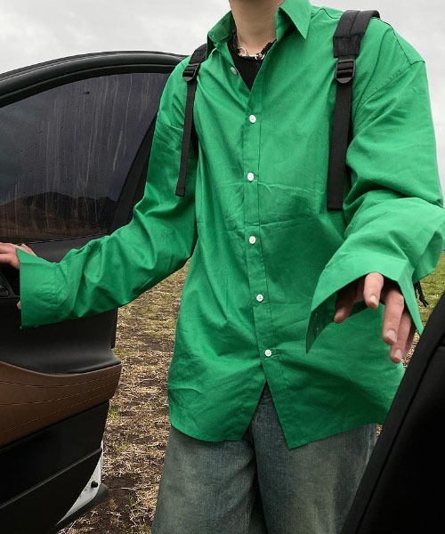 HOLY IN CODE（ホーリーインコード）の「HOLY IN CODE K overfit SHIRT（シャツ/ブラウス・メンズ・グリーン・FREE）」の18枚目の写真