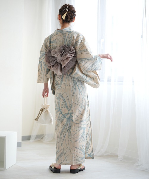 utatane（ウタタネ）の「手染め注染浴衣3点セット utatane×注染工房 先