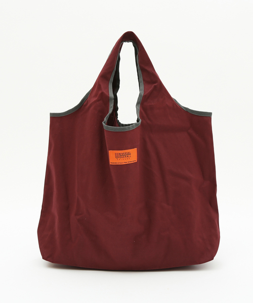 UNIVERSAL OVERALL(ユニバーサルオーバーオール)の「【UNIVERSAL OVERALL / ユニバーサル オーバーオール】パッカブル リバーシブル エコ BAG(トートバッグ・メンズ・オフホワイト/ホワイト/ブラウン/ブラック/エンジ/グリーン/ホワイト系その他/マスタード・フリー)」の8枚目の写真