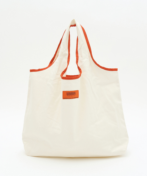 UNIVERSAL OVERALL(ユニバーサルオーバーオール)の「【UNIVERSAL OVERALL / ユニバーサル オーバーオール】パッカブル リバーシブル エコ BAG(トートバッグ・メンズ・オフホワイト/ホワイト/ブラウン/ブラック/エンジ/グリーン/ホワイト系その他/マスタード・フリー)」の3枚目の写真