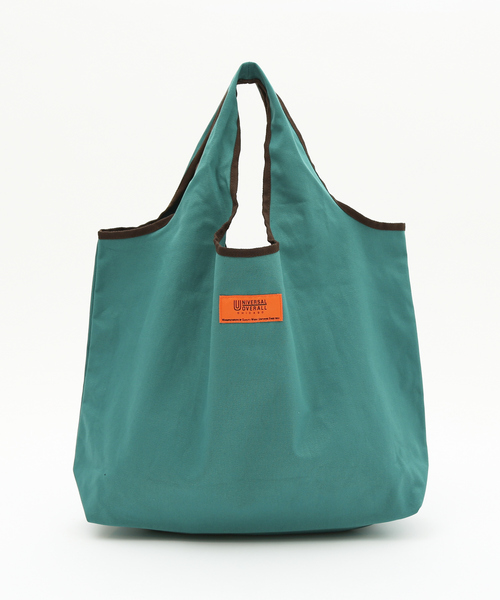 UNIVERSAL OVERALL(ユニバーサルオーバーオール)の「【UNIVERSAL OVERALL / ユニバーサル オーバーオール】パッカブル リバーシブル エコ BAG(トートバッグ・メンズ・オフホワイト/ホワイト/ブラウン/ブラック/エンジ/グリーン/ホワイト系その他/マスタード・フリー)」の6枚目の写真