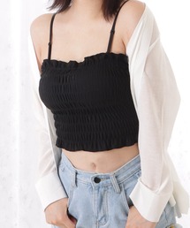 Lace Ladies | シャーリングカップインキャミソール(キャミソール)