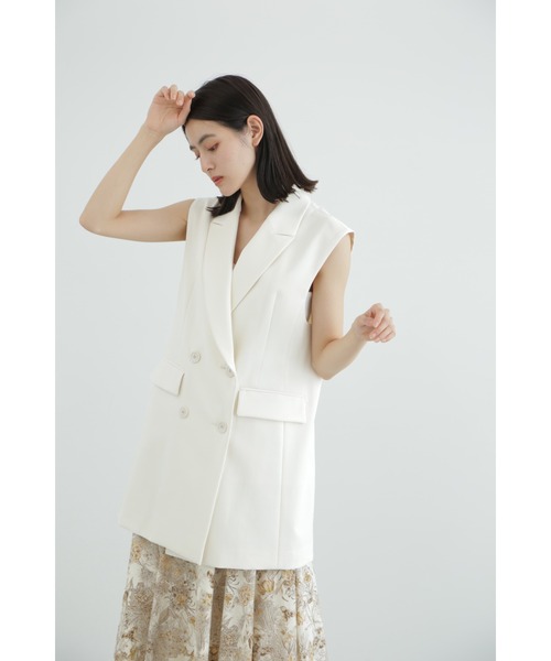 JILL STUART(ジルスチュアート)の「◆コットンダブルクロスジレ(ベスト・レディース・ブラック・SMALL/MEDIUM)」の11枚目の写真