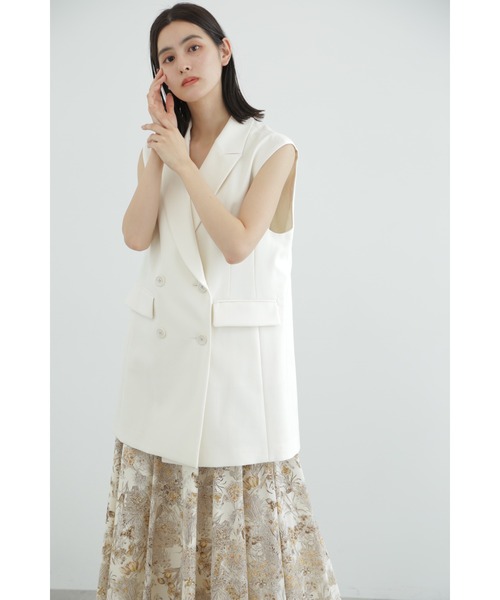 JILL STUART(ジルスチュアート)の「◆コットンダブルクロスジレ(ベスト・レディース・ブラック・SMALL/MEDIUM)」の12枚目の写真