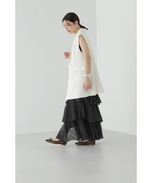 JILL STUART(ジルスチュアート)の「◆コットンダブルクロスジレ(ベスト・レディース・ブラック・SMALL/MEDIUM)」の17枚目の写真