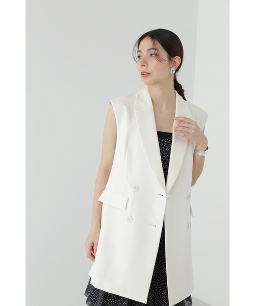 JILL STUART(ジルスチュアート)の「◆コットンダブルクロスジレ(ベスト・レディース・ブラック・SMALL/MEDIUM)」の18枚目の写真
