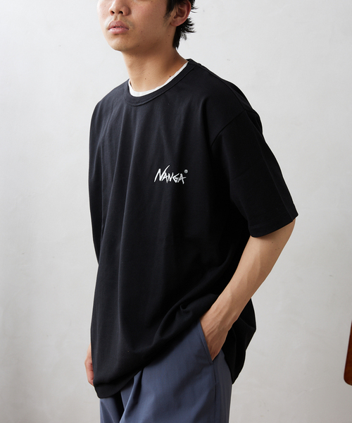 NANGA(ナンガ)の「【NANGA × relume】別注 "LIVE THE LIFE" Tシャツ(Tシャツ/カットソー・メンズ・ブラック/グレー/ホワイト×ホワイト・SMALL/MEDIUM/LARGE)」の19枚目の写真