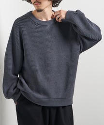 Lui's | 片畦バルーンクルーネックニット(ニット/セーター)