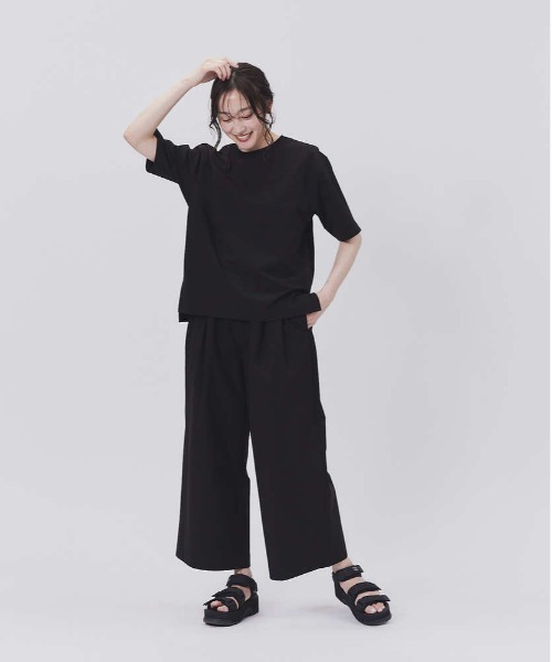 CAMP7(キャンプセブン)の「【CAMP7】イージーワイドパンツ(その他パンツ・レディース・ブラック/グレー/カーキブラウン・M/L)」の19枚目の写真
