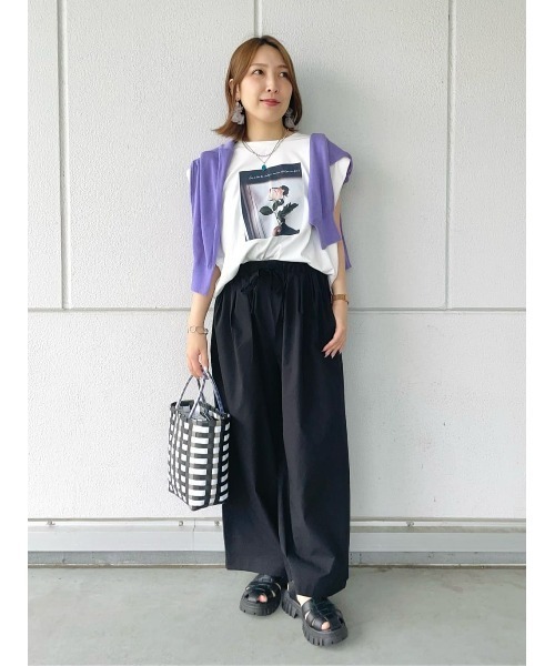 CAMP7(キャンプセブン)の「【CAMP7】イージーワイドパンツ(その他パンツ・レディース・ブラック/グレー/カーキブラウン・M/L)」の11枚目の写真