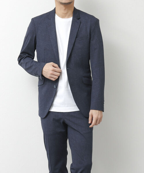 Stutostein Nolley's(シュテットシュタインノーリーズ)の「《セットアップ対応》SUMMER MODERN FIT JK スリムストレッチジャケット(テーラードジャケット・メンズ・ブルー系その他/グレー/ネイビー・S/M/L/XL)」の20枚目の写真