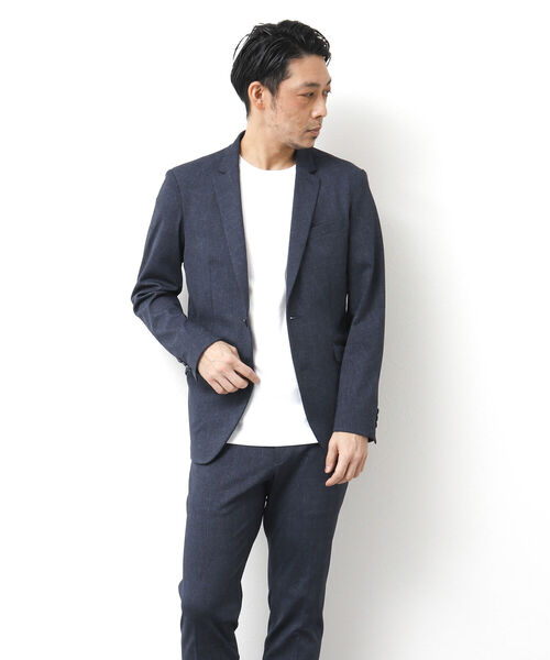 Stutostein Nolley's(シュテットシュタインノーリーズ)の「《セットアップ対応》SUMMER MODERN FIT JK スリムストレッチジャケット(テーラードジャケット・メンズ・ブルー系その他/グレー/ネイビー・S/M/L/XL)」の22枚目の写真