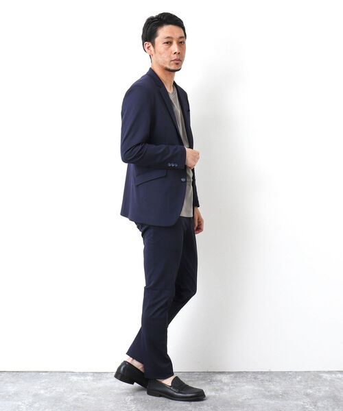 Stutostein Nolley's(シュテットシュタインノーリーズ)の「《セットアップ対応》SUMMER MODERN FIT JK スリムストレッチジャケット(テーラードジャケット・メンズ・ブルー系その他/グレー/ネイビー・S/M/L/XL)」の11枚目の写真