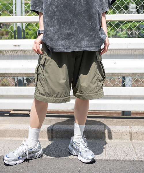 WEGO(ウィゴー)の「WEGO/2wayリップストップカーゴパンツ(カーゴパンツ・メンズ・カーキ/ブラック/ベージュ/グレー・MEDIUM/LARGE)」の20枚目の写真