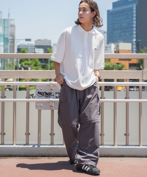 WEGO(ウィゴー)の「WEGO/2wayリップストップカーゴパンツ(カーゴパンツ・メンズ・カーキ/ブラック/ベージュ/グレー・MEDIUM/LARGE)」の11枚目の写真