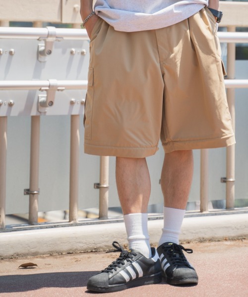 WEGO(ウィゴー)の「WEGO/2wayリップストップカーゴパンツ(カーゴパンツ・メンズ・カーキ/ブラック/ベージュ/グレー・MEDIUM/LARGE)」の14枚目の写真