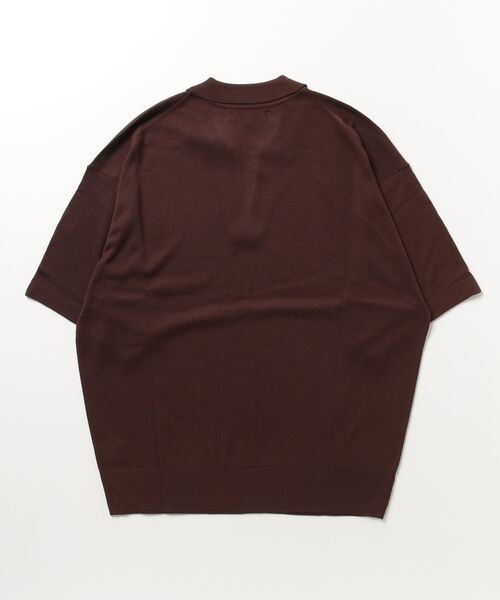 SITRY(シトリー)の「skipper knit big polo/スキッパー ニット ビッグ ポロシャツ(ポロシャツ・メンズ・ブラック/アイボリー/イエロー/ブラウン・M/L)」の13枚目の写真