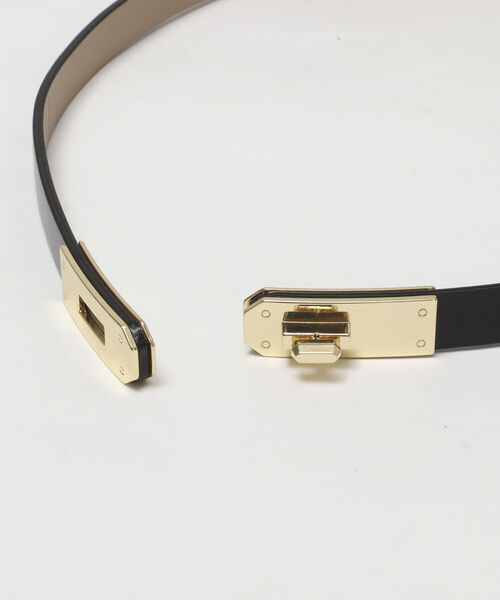 NOLLEY’S Sophi(ノーリーズソフィ)の「ヒネリカナグスライドベルト(ベルト・レディース・ブラック・FREE)」の7枚目の写真