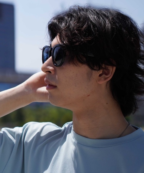 THRASHER（スラッシャー）の「THRASHER/スラッシャー サングラス POLLUX(ポルクス) UVカット 紫外線対策 調光 偏光 1050（サングラス・メンズ・ブラック×ブルー/ブラック×グレー/ブラウン・FREE）」の8枚目の写真