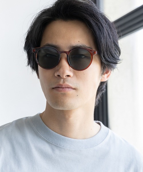 niko and...(ニコアンド)の「ボストンサングラス(サングラス・メンズ・ブラック/ブラウン/その他1・FREE)」の1枚目の写真