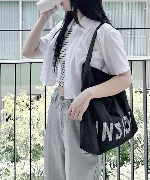 Figments(フィグメンツ)の「ロゴビッグショルダーバッグ(ショルダーバッグ・レディース・ブラック・FREE)」の15枚目の写真