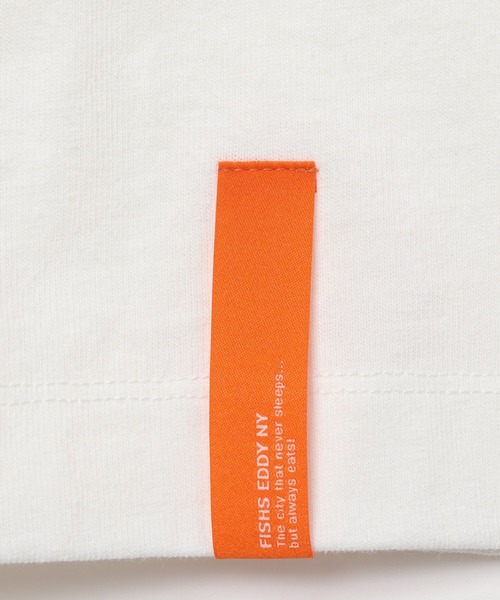 Fishs Eddy（フィッシュエディ）の「[Fishs Eddy(フィッシュエディ)]プリント刺繍Tシャツ【UNISEX】（Tシャツ/カットソー・レディース・ブルー/ホワイト/ブラック/ナチュラル・LARGE/MEDIUM）」の22枚目の写真