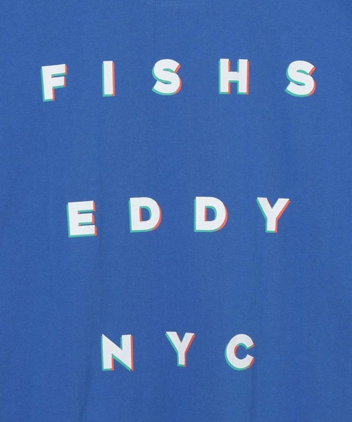 Fishs Eddy（フィッシュエディ）の「[Fishs Eddy(フィッシュエディ)]プリント刺繍Tシャツ【UNISEX】（Tシャツ/カットソー・レディース・ブルー/ホワイト/ブラック/ナチュラル・LARGE/MEDIUM）」の5枚目の写真