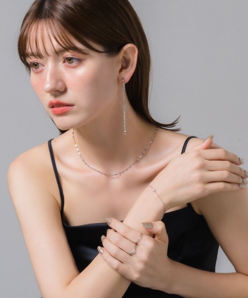 ビーゲンキ☺︎希少石バイカラーカルシリカピアス（サージカルステンレス） 金属アレルギー対応 】 バイカラー ねじりミックス フープピアス