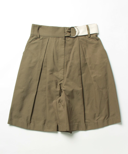 COEL（コエル）の「リングベルトハーフパンツ（その他パンツ・レディース・ホワイト/カーキ・36/38）」の2枚目の写真