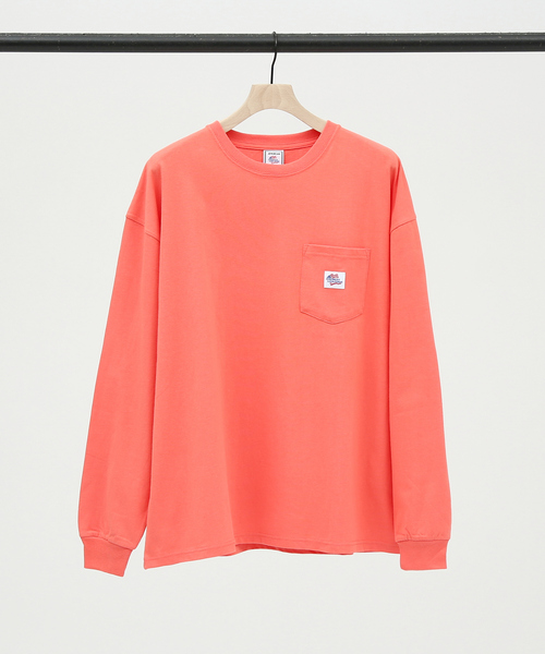 JEMORGAN(ジェーイーモーガン)の「【JEMORGAN /ジェーイーモーガン】ヘビーウエイトドロップショルダーポケ付きロンT(Tシャツ/カットソー・メンズ・ライトグレー/ブラック/ホワイト/ベージュ/ネイビー/ピンク/グリーン・M/L/LL)」の1枚目の写真