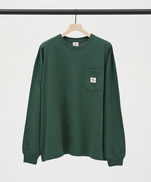 JEMORGAN(ジェーイーモーガン)の「【JEMORGAN /ジェーイーモーガン】ヘビーウエイトドロップショルダーポケ付きロンT(Tシャツ/カットソー・メンズ・ライトグレー/ブラック/ホワイト/ベージュ/ネイビー/ピンク/グリーン・M/L/LL)」の22枚目の写真