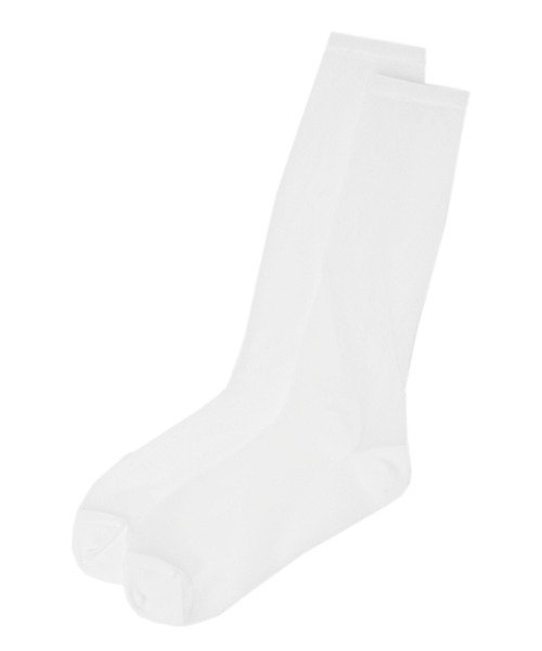 Heather（ヘザー）の「シアーラメSOX　964392（ソックス/靴下・レディース・ホワイト/ブラック・FREE）」の7枚目の写真