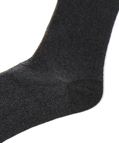 Heather（ヘザー）の「シアーラメSOX　964392（ソックス/靴下・レディース・ホワイト/ブラック・FREE）」の11枚目の写真