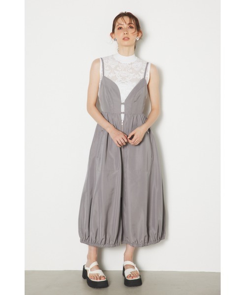 rienda(リエンダ)の「レースハイネックニットトップス レーストップス 夏服(ニット/セーター・レディース・ホワイト/ベージュ/ブルー/ブラック・FREE)」の9枚目の写真