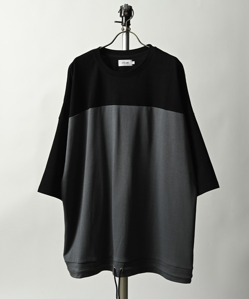 ATELANE(アテレーン)の「ATELANE/シルケットポンチ ホッケーTEE(Tシャツ/カットソー・メンズ・ブラック系その他/ブラウン系その他/ベージュ系その他2・LARGE/X-LARGE/MEDIUM)」の2枚目の写真