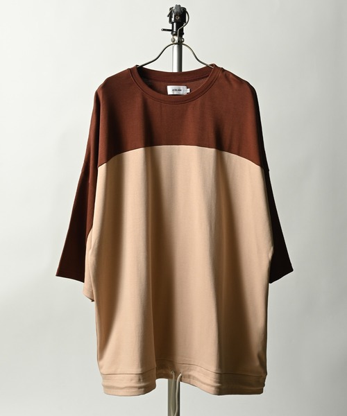 ATELANE(アテレーン)の「ATELANE/シルケットポンチ ホッケーTEE(Tシャツ/カットソー・メンズ・ブラック系その他/ブラウン系その他/ベージュ系その他2・LARGE/X-LARGE/MEDIUM)」の3枚目の写真