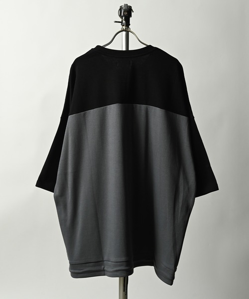 ATELANE(アテレーン)の「ATELANE/シルケットポンチ ホッケーTEE(Tシャツ/カットソー・メンズ・ブラック系その他/ブラウン系その他/ベージュ系その他2・LARGE/X-LARGE/MEDIUM)」の4枚目の写真