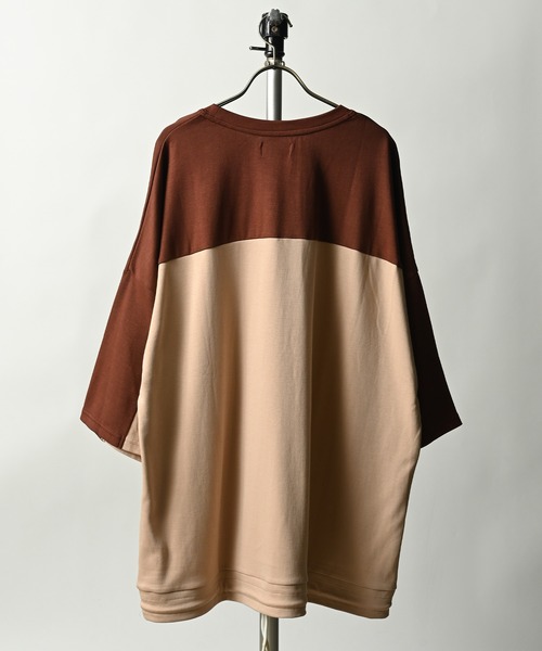 ATELANE(アテレーン)の「ATELANE/シルケットポンチ ホッケーTEE(Tシャツ/カットソー・メンズ・ブラック系その他/ブラウン系その他/ベージュ系その他2・LARGE/X-LARGE/MEDIUM)」の5枚目の写真