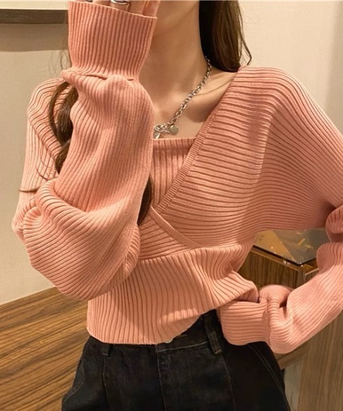 Ada.（エイダ）の「レイヤードボリュームスリーブニット（ニット