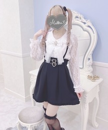 ダブルハートプリーツスカート