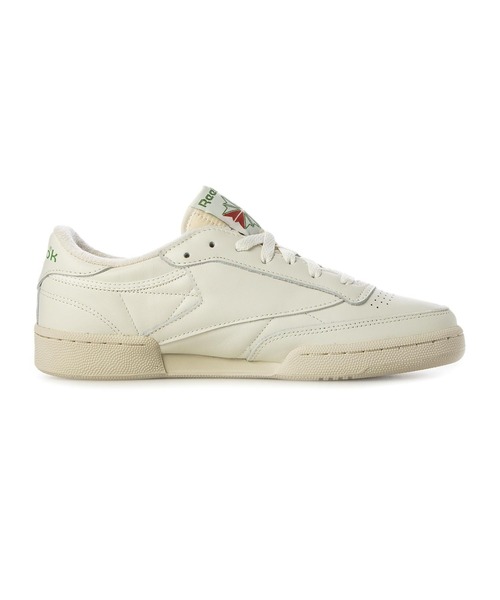 Reebok（リーボック）の「CLUB C 85 VINTAGE　100000317（スニーカー・メンズ・ホワイト・22.5cm/23.0cm/23.5cm/24.0cm/24.5cm/25.0cm/25.5cm/26.0cm/26.5cm/27.0cm/27.5cm/28.0cm/28.5cm/29.0cm/30.0cm）」の2枚目の写真