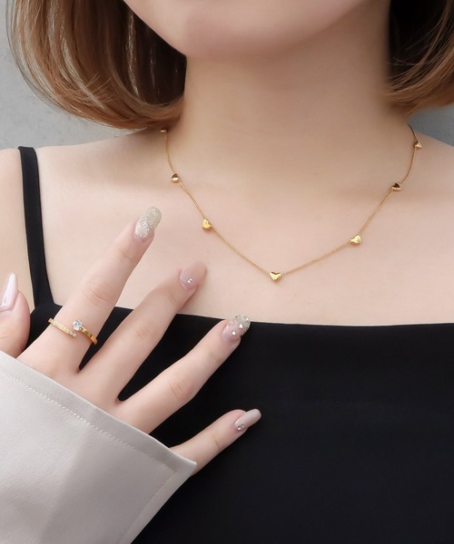 blackdia ocean(ブラックダイヤオーシャン)の「blackdia ocean CZオープンリング(リング・レディース・ゴールド/ピンクゴールド・15号/14号/9号/11号)」の9枚目の写真
