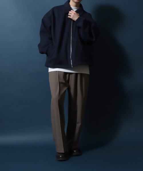 【セール】Melton Coach Jacket/メルトン コーチジャケット ブルゾン オーバーサイズ（ブルゾン）｜ANPAS（アンパス）