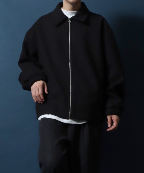 【セール】Melton Coach Jacket/メルトン コーチジャケット ブルゾン オーバーサイズ（ブルゾン）｜ANPAS（アンパス）