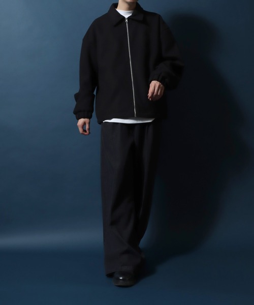 【セール】Melton Coach Jacket/メルトン コーチジャケット ブルゾン オーバーサイズ（ブルゾン）｜ANPAS（アンパス）