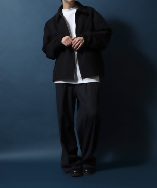 【セール】Melton Coach Jacket/メルトン コーチジャケット ブルゾン オーバーサイズ（ブルゾン）｜ANPAS（アンパス）
