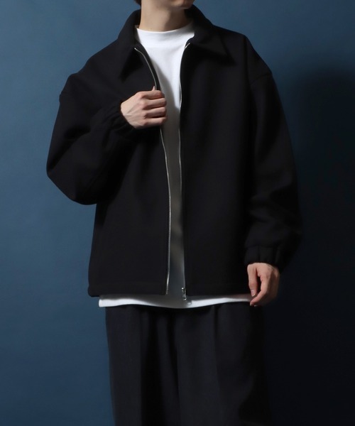 【セール】Melton Coach Jacket/メルトン コーチジャケット ブルゾン オーバーサイズ（ブルゾン）｜ANPAS（アンパス）
