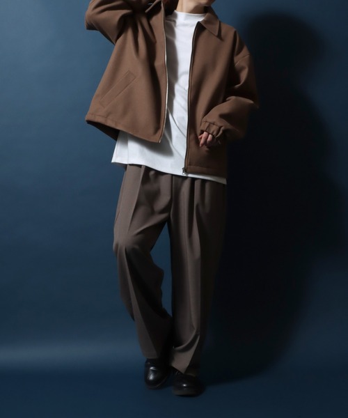 【セール】Melton Coach Jacket/メルトン コーチジャケット ブルゾン オーバーサイズ（ブルゾン）｜ANPAS（アンパス）