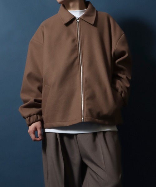 【セール】Melton Coach Jacket/メルトン コーチジャケット ブルゾン オーバーサイズ（ブルゾン）｜ANPAS（アンパス）
